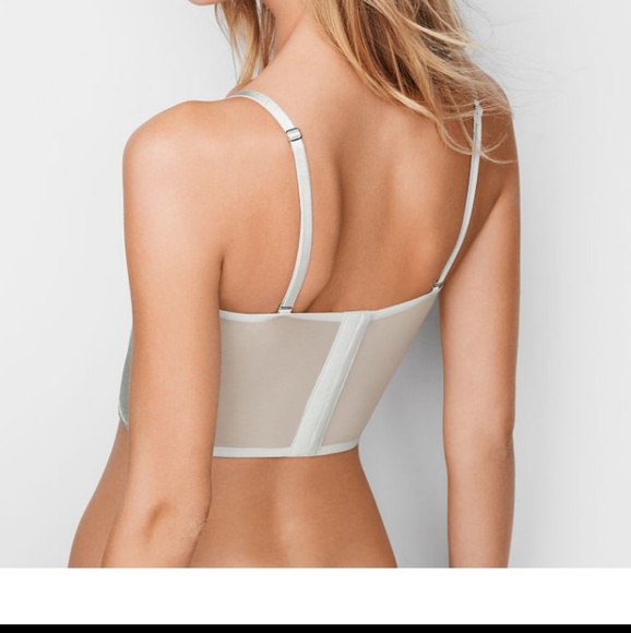 NWT: Victoria's Secret Satin Bustier 36C - Picture 2 of 3